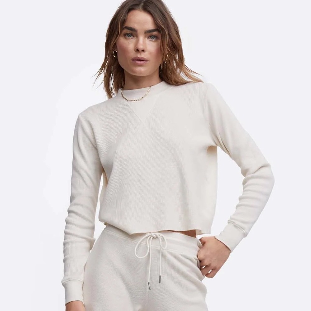 NWT Mate the Label organic thermal boxy crop